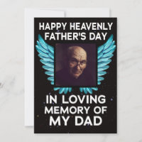 My Dad Happy Heavenly Fathers Day, Custom Picture
