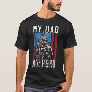 My Dad Hero Veteran Pride Soldier Veteran Day T-Shirt