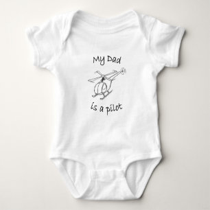 My Dad is a Pilot Baby Bodysuit