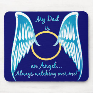 My Dad is an Angel Mouse Mat