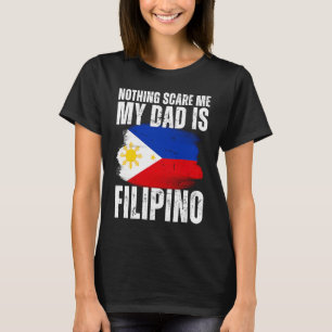 My Dad is Filipino Philippine Pride Flag Heritage  T-Shirt