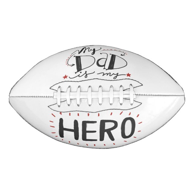 My Dad is My Hero American Football (Front)