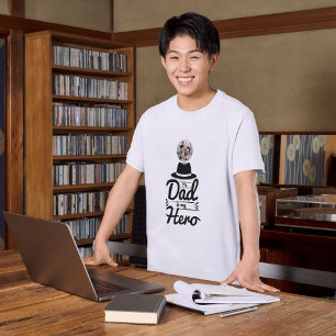 My Dad Is My Hero  Father's Day Special With Photo T-Shirt