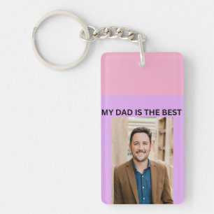 MY DAD IS THE BEST KEY RING