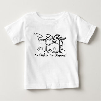 My Dad is the Drummer Baby T-Shirt