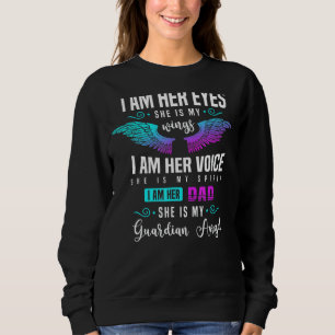 My Dad Is The Guardian Angel Who Watches Over Chri Sweatshirt