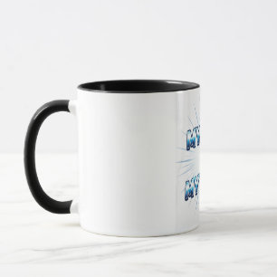 My Dad My Hero Blue Father’s Day Mug   Cool Dad Gi