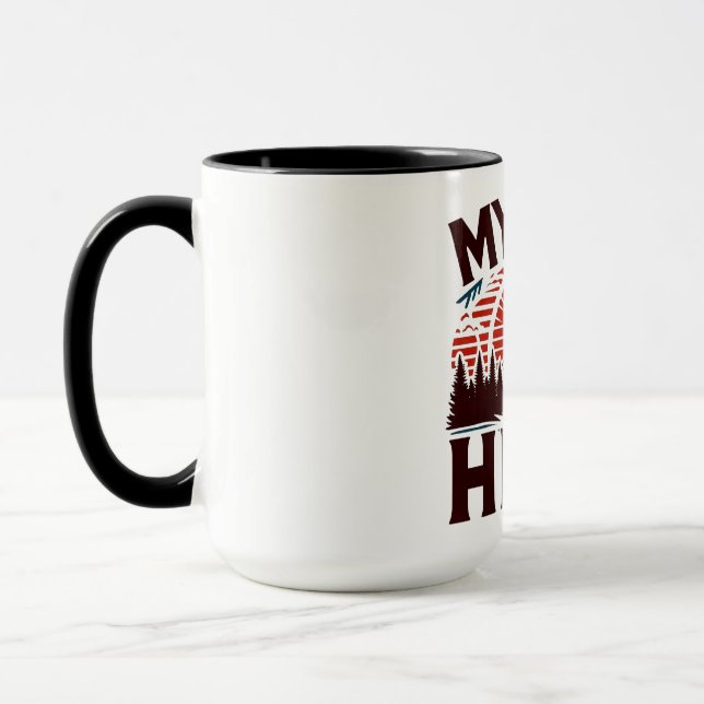 My Dad My Hero - Mountain Sunset Mug (Left)