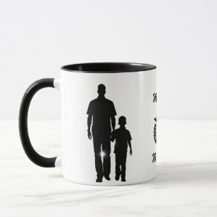 My Dad My Hero Silhouette 11 oz Mug