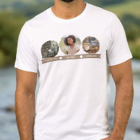 My Dad Photo Bookish Dad Coffee Dad T-Shirt