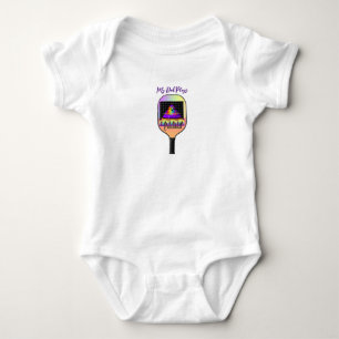 My Dad Plays Pickleball Baby Bodysuit