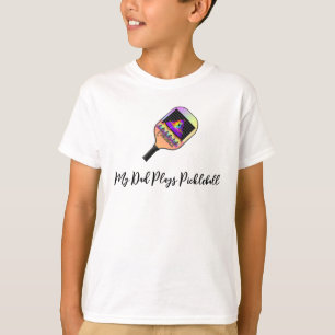 My Dad Plays Pickleball Boys T-Shirt