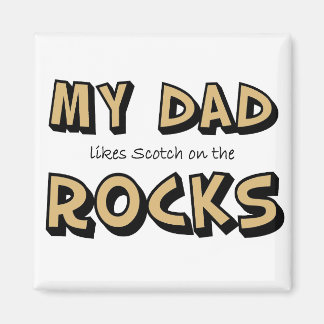 My Dad Rocks Magnet