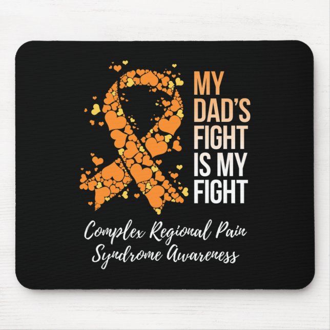 My Dad’s Fight Complex Regional Pain Syndrome Awar Mouse Mat (Front)