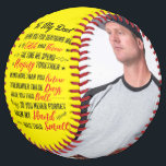 My Dad Thank You For Teaching Me Softball 2 Photos<br><div class="desc">To My Dad Thank You For Teaching me to catch and throw the time we spend playing together means more than you know to remember these days I made you this ball. so you never forget when my hand was this small. - Personalised Custom Gift To My Dad From Son...</div>