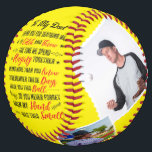 My Dad Thank You For Teaching Me Softball 4 Photos<br><div class="desc">To My Dad Thank You For Teaching me to catch and throw the time we spend playing together means more than you know to remember these days I made you this ball. so you never forget when my hand was this small. - Personalised Custom Gift To My Dad From Son...</div>