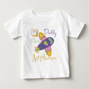 My Daddy Flies Aeroplanes Baby T-Shirt
