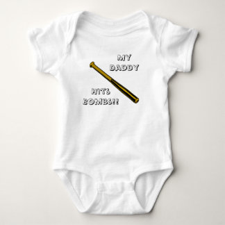 My Daddy Hits Bombs Baby Bodysuit