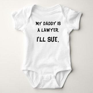 My Daddy is a Lawyer Baby Bodysuit