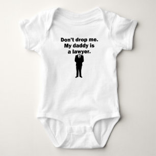 My Daddy Is A Lawyer Baby Bodysuit