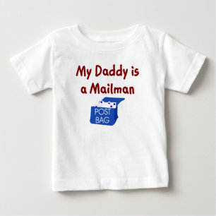 My Daddy is a Mailman baby t-shirt
