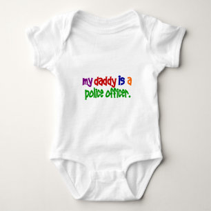 My Daddy Is A Police Officer 1 (Primary) Baby Bodysuit