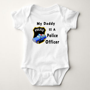 My Daddy Is A Police Officer Baby Bodysuit