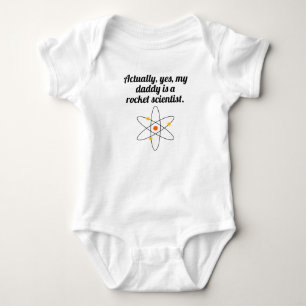 My Daddy Is A Rocket Scientist Baby Bodysuit
