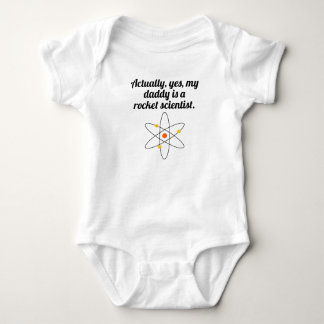 My Daddy Is A Rocket Scientist Baby Bodysuit