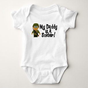 My Daddy is a Soldier Baby Bodysuit