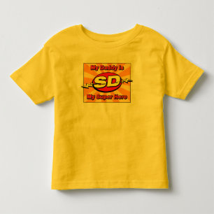 My Daddy is My Super Hero Toddler T-Shirt