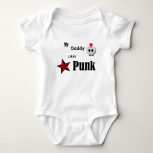 My Daddy likes Punk Baby Bodysuit