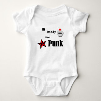 My Daddy likes Punk Baby Bodysuit