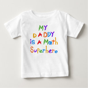 My Daddy Math Superhero T-shirts and Gifts