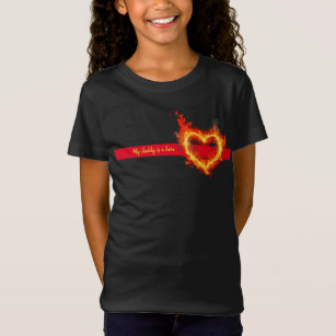 My Daddy (Mummy) is a Hero Firefighter Personalise T-Shirt