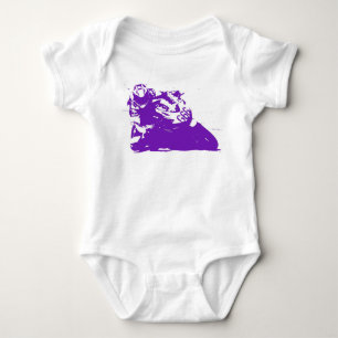 My Daddy Rides Motorcycles Baby Bodysuit