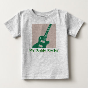 My Daddy Rocks Baby T-Shirt