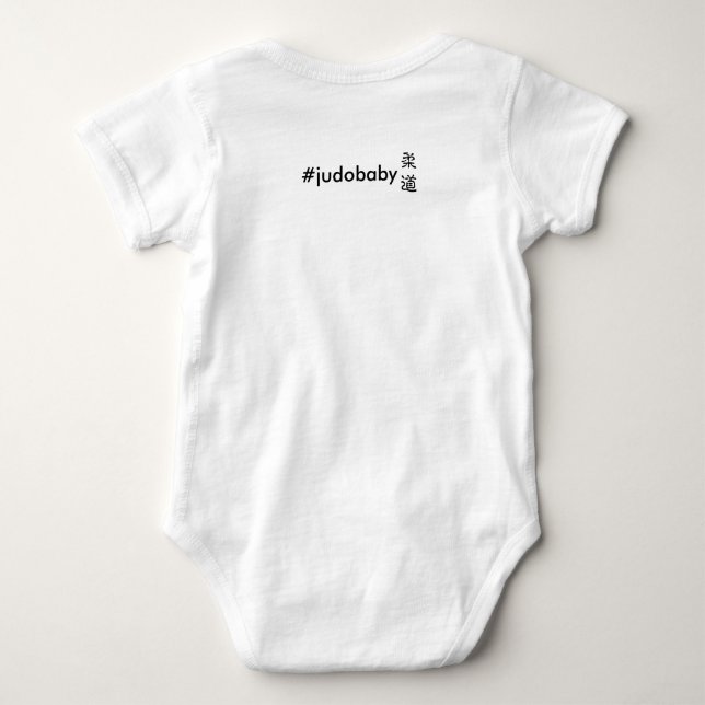 My Daddy Throws People Baby Judo Top (Back)
