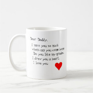 My daddy's a hero .. coffee mug