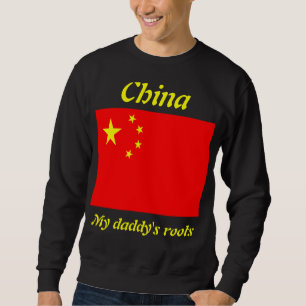 My daddy's roots china mens t-shirts