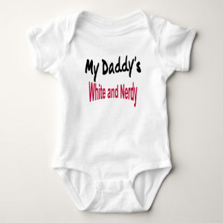 My Daddy's White and Nerdy Baby Bodysuit