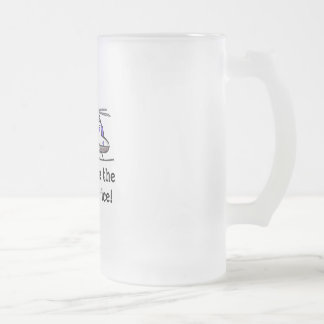 My Dad's Cool Helicopter Frosted Glass Beer Mug