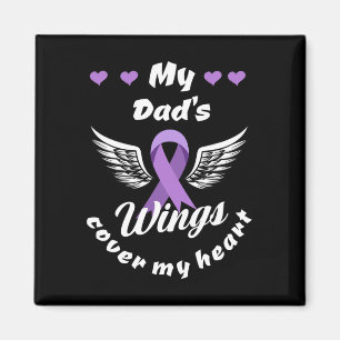 My Dad's Wings Cover My Heart Overdose Awareness Magnet