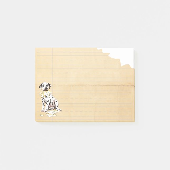 My Dalmatian Ate my Homework Post-it Notes (Front)
