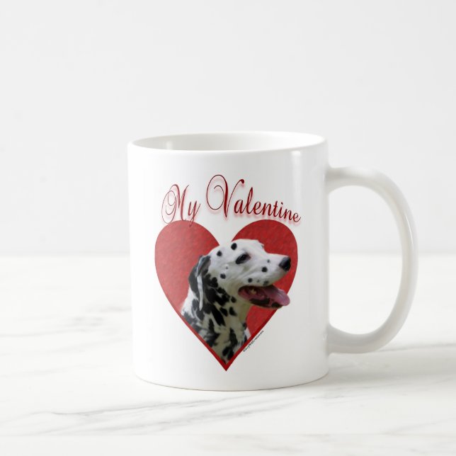 My Dalmatian Valentine Coffee Mug (Right)