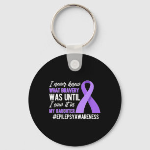 My Daughter Epilepsy Warrior Mother Epilepsy Key Ring