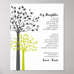 My Daughter I wish You The Strength Poster