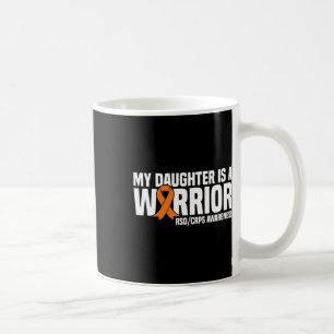My Daughter Is A Warrior Orange Ribbon Rsdcrps Awa Coffee Mug