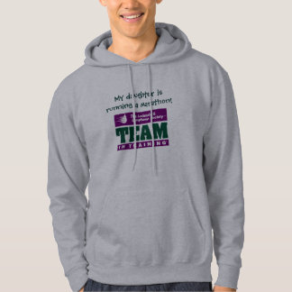 My daughter is running a marathon! hoodie