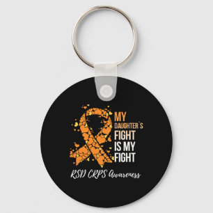 My Daughter’s Fight Is My Fight Rsd Crps Awareness Key Ring
